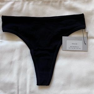 Negative Underwear Thong XS-S Pack of Three, Black, New with Tags